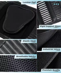 Redressement du dos Compression soutien abdominal lombaire travail taille protecteur garde <span class=keywords><strong>ceinture</strong></span> de soutien du bas du dos - Product Image 4