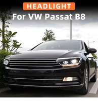 Passat B8 EU Spec 2016-2025 DRL LED mise à niveau phares clignotants assemblage de lampe frontale Signal Auto accessoires pour Volkswagen VW