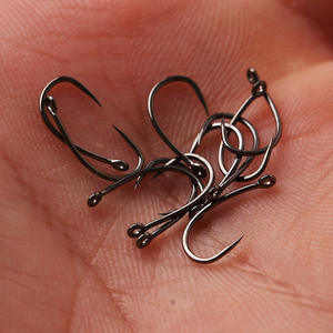 20 pièces accessoires de pêche 18 #-8 # hameçon sans ardillon plate-forme nymphe crevette humide Caddis hameçons de pêche sans ardillon - Product Image 3