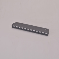 Spot LED linéaire 24W DC48V, style moderne, encastré, suspendu, sur rail magnétique, en aluminium, grille lumineuse de surface