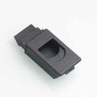 Cerradura de Puerta de Plástico Longyu MS733-2B para Uso en Hoteles y Villas SIN Llave, Fácil Instalación, Diseño Moderno