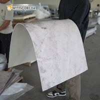 Revêtement extérieur en pierre de placage 3D mcm Carreaux muraux flexibles Panneaux muraux intérieurs en fausse pierre ardoise Pierre artificielle souple en travertin