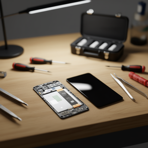 Écran complet avec cadre pour Samsung Galaxy A13 2022 A137F Noir - Product Image 2