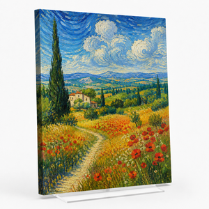 Stampa Artistica Personalizzata <span class=keywords><strong>su</strong></span> <span class=keywords><strong>Tela</strong></span>, Arte Astratta, Decorazione Murale Stile <span class=keywords><strong>Van</strong></span> <span class=keywords><strong>Gogh</strong></span>, Stampa Digitale UV per Mostre d'Arte - Product Image 1