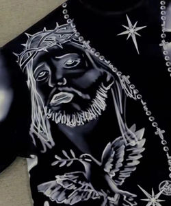 <span class=keywords><strong>Maglione</strong></span> Crop <span class=keywords><strong>con</strong></span> spalla a goccia personalizzato Unisex tutto stampato pesante in cotone francese di spugna <span class=keywords><strong>oversize</strong></span> top T Shirt Cropped da uomo - Product Image 6