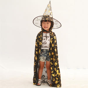 MADESHINE, accesorios de decoración de disfraces de Halloween para niños, conjunto de capa de <span class=keywords><strong>mago</strong></span> con sombreros de bruja, capas para decoraciones de fiesta - Product Image 2