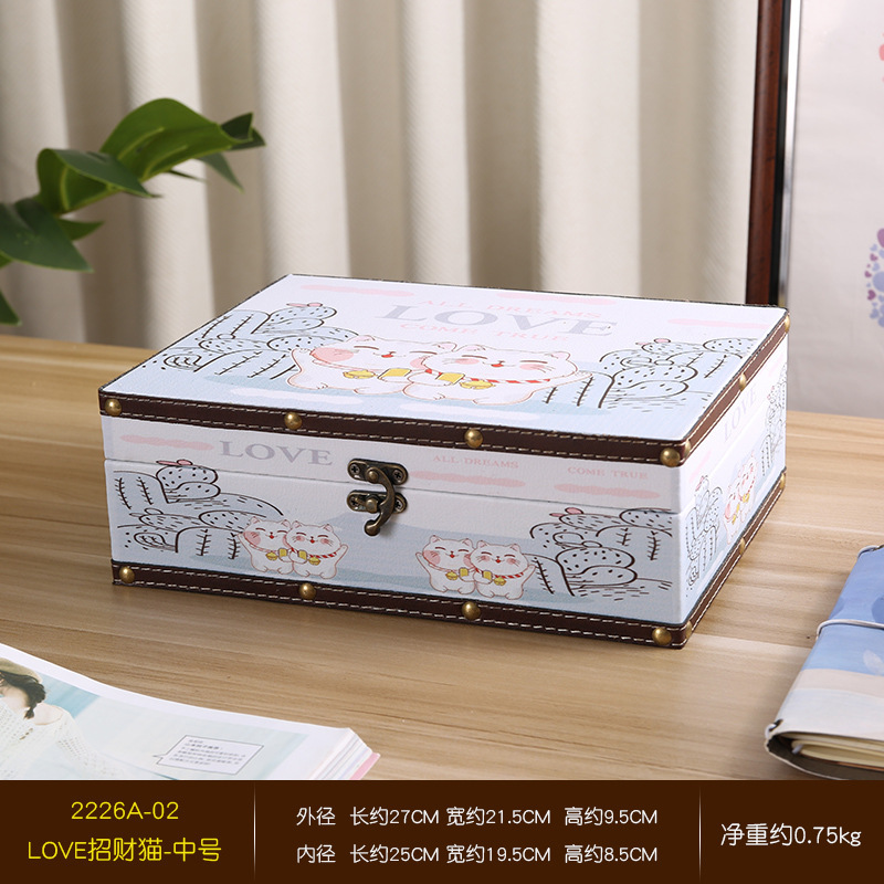 2226A-02--LOVE Gato de la suerte-Mediano