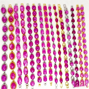 PFT Venta al por Mayor de Pulseras de Jade, Polvo de Flor de Cerezo, Gemas para Mujer, Jade de Cuarzo - Product Image 1