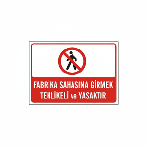 Factory Grounds Traffic Safety Sign Reflective Caution Sign <b>Board</b> Prohibited Entry - Product Image 2