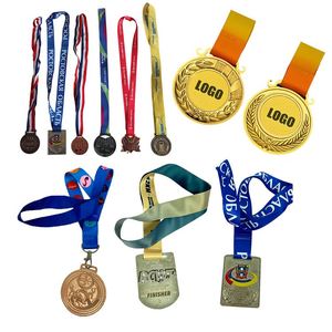 Medaglie sportive personalizzate in metallo multi funzionale personalizzate <span class=keywords><strong>2026</strong></span> Souvenir in bronzo oro argento inciso su misura - Product Image 1