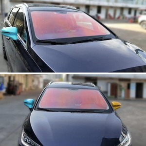 Film teinté caméléon pour vitres de voiture 85% VLT Nano céramique solaire coloré bleu violet autocollants pour vitres de voiture - Product Image 6