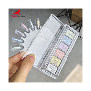 Poudre de paillettes pour ongles solide, effet opale brillant, 6 couleurs, irisée, réfléchissante, de haute qualité, décoration de paillettes - Product Image 4