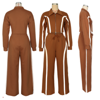 Ensemble de survêtement personnalisé Al335 pour femmes, veste à manches longues et pantalon bicolore, ensemble deux pièces, vêtements de sport, jogging pour femmes