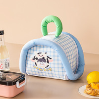 Tragbare Schul- und Pendler-Lunchboxen mit Reißverschluss Neue Frischhaltende Wärmeisolierende Aufbewahrung Lustige Lunchbox-Taschen