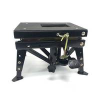 Équipement de véhicule de haute qualité conforme à la norme CE, cric à ciseaux pour moto de 300 lb, patin en caoutchouc, cric hydraulique pliable, cric pour moto