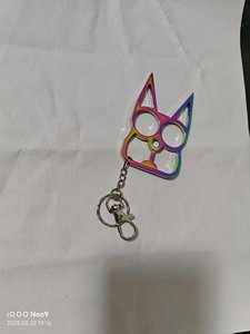 <span class=keywords><strong>2025</strong></span> mới blnieece xách tay thép không gỉ <span class=keywords><strong>Keychain</strong></span> dễ thương mèo cô gái thiết kế màu sắc khác nhau bán buôn cho phụ nữ - Product Image 2