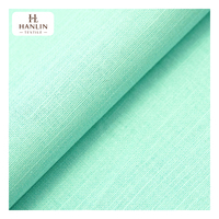 Tissu en mélange de coton et de lin teint réactif, directement de l'usine, pour vêtements