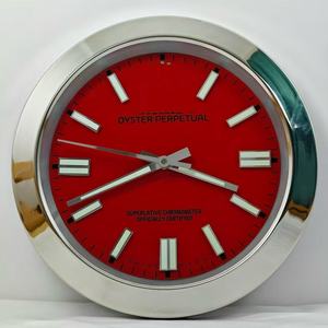 Factory Supply Modern Metal Art Deco Wall <b>Clock</b> Quartz Movement Single Face Needle Silent Exclusive Foreign Trade Living Room - Product Image 4
