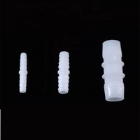 3/8 pouces Transparent en plastique PP voie droite Joints raccords tuyau connecteur de tuyau connecteur droit voie pour joints de tuyau 1pc