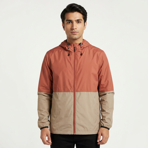 Men's Windproof Breathable Casual Outdoor Summer <b>Jacket</b> <b>Zipper</b> Closure Plus Size Gym Fitness Nylon Windbreaker <b>Jacket</b> - Product Image 1