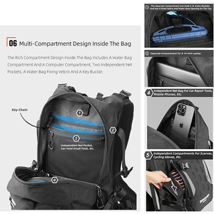 Biểu Tượng Tùy Chỉnh Xe Máy Ba Lô Với Mũ Bảo Hiểm Túi Phong Cách Đơn Giản Polyester Dây Kéo Đóng Cửa-Mục Đích Đặc Biệt Túi & Trường Hợp - Product Image 3