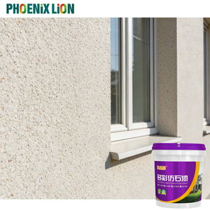 MLIDA Pittura Effetto Pietra Naturale Impermeabile Resistente alle Intemperie Rivestimento Esterno Effetto Granito per Edifici - Product Image 2