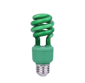 Màu tiết kiệm năng lượng nửa xoắn ốc 13 220V màu xanh đỏ vàng xanh <span class=keywords><strong>CFL</strong></span> bóng đèn, <span class=keywords><strong>CFL</strong></span>-SPIRAL 8000h - Product Image 2