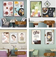 Bingkai Poster LED Ultra Tipis Model Geser dari Aluminium, Kotak Lampu Iklan untuk Pemasangan di Dinding, Cocok untuk Restoran, Bioskop, Toko, dan Pusat Perbelanjaan
