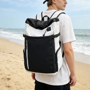 Mochila de Viaje de Gran Capacidad <span class=keywords><strong>con</strong></span> Logotipo Personalizado al por Mayor, Mochila Casual Unisex <span class=keywords><strong>con</strong></span> Compartimentos <span class=keywords><strong>para</strong></span> Zapatos, de Nailon Impermeable - Product Image 2