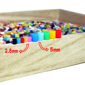 Hot Selling 1 Kg/bag Perler Fused Hama Kralen Set 2.6Mm Handgemaakt Speelgoed <span class=keywords><strong>Eva</strong></span> Plastic Kralen Diy Educatief Speelgoed Voor Kinderen Knutselen - Product Image 5