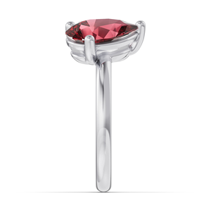 Anillo de Oro Blanco Sólido de 18K con Banda Trenzada Entrelazada, Anillo de Aniversario de Bodas con Diamantes Cultivados en Laboratorio con Engaste Pavé para Mujer - Product Image 3