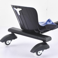 Trottinette Électrique Pliable en Alliage d'Aluminium avec Siège et Deux Roues en PU pour Enfants de 3 à 6 Ans, Livraison Directe d'Usine Chinoise, Vente en Gros