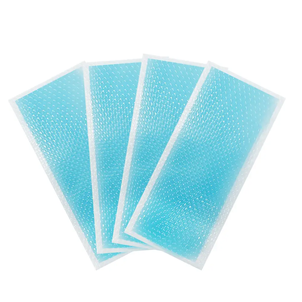 medical changing color fever cooling gel patch with adhesive hydrogel baby ice cooling gel patch for fever reducing