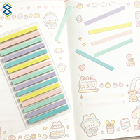Blocs-notes colorés KINGPIN en gros, film PET transparent, autocollants, imperméables, écriture fluide, notes adhésives personnalisables