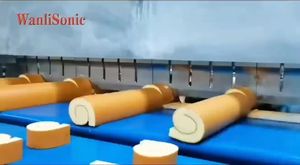 Wanlisonic Trancheuse de rouleau de peau de tigre ultrasonique industrielle électrique nouvelle condition 220V pour une utilisation en boulangerie - Product Image 2