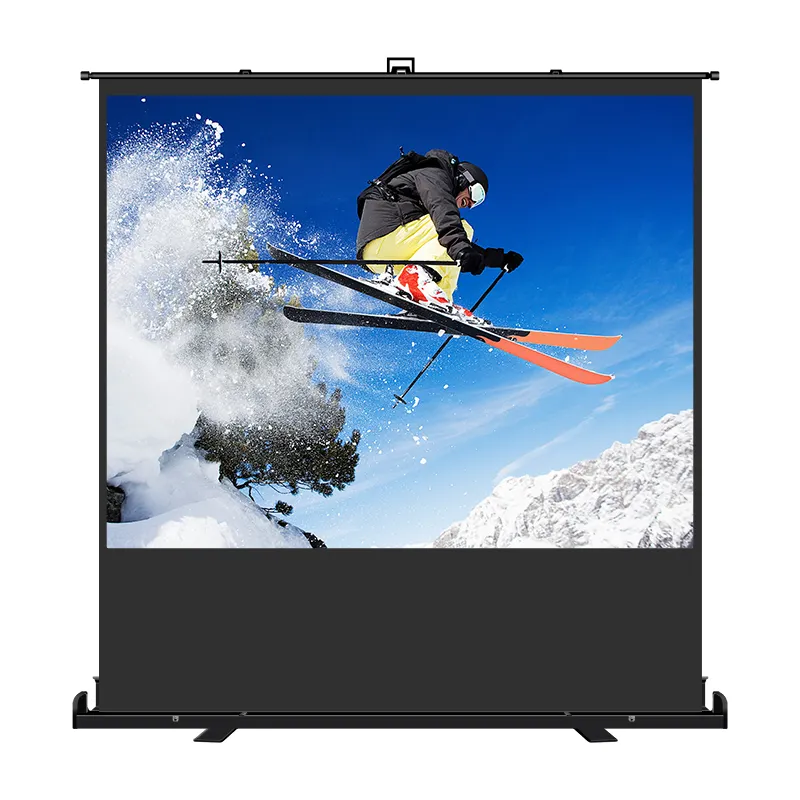 Portable Projection outdoor show rising up floor projection screen Indoor/Outdoor/Business/Office Screen