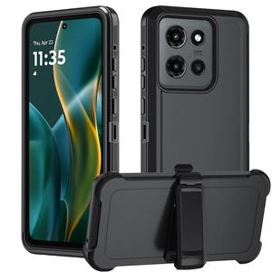 Clip de cinturón resistente y resistente, funda de teléfono de PC de plástico duro de TPU suave para Motorola <span class=keywords><strong>Moto</strong></span> <span class=keywords><strong>G</strong></span> Stylus 5G 2025, funda protectora para teléfono con soporte - Product Image 1