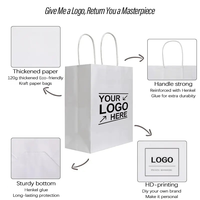 Sacs en papier personnalisés avec logo, écologiques, réutilisables, en papier kraft, avec impression numérique pour les boutiques de vêtements et de cosmétiques