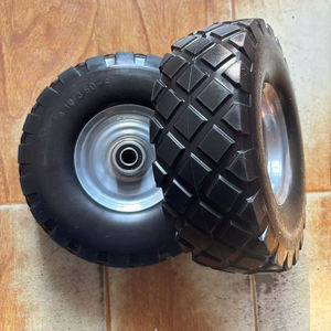 Nuevo Neumático 10x3.50-4 para Carretilla, Volquete, Carro, Vagón, con Rueda de Espuma de Poliuretano, Rueda Neumática de Goma - Product Image 6