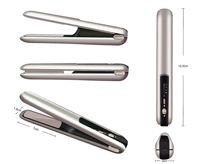 Fer à friser sans fil Rechargeable Portable fer à friser double usage céramique non dommageable LED affichage USB puissance ménage