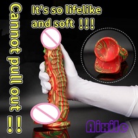 Dildo monstre en silicone, jouet anal, masseur de prostate, jouet sexuel pour hommes, femmes, couples, dildo animal pour stimulation du point G et de la prostate