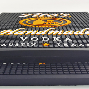 แผ่นรองแก้วซิลิโคนพีวีซีพิมพ์ลาย สำหรับบาร์ ร้านอาหาร คาเฟ่ ป้องกันการหกเลอะเทอะ กันลื่น - Product Image 6