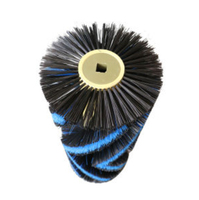 Balai rotatif automatique pour nettoyage, brosse latérale droite, neige, en plastique PP, poils en nylon, fabriqué en Chine