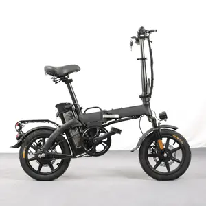सुविधाजनक ई तह साइकिल 12 इंच 14 इंच एल्यूमीनियम मिश्र धातु बिजली foldable बाइक