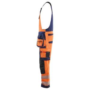 BLAKLADER - 262616485389D120 Peto con pechera Hi-Vis Elástico en 4 direcciones Naranja/Azul marino-EAN 7330509930519 ROPA DE TRABAJO DE LA HI-VIS - Product Image 4