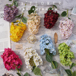 Ramo de Flores Artificiales de Seda con Diseño de Pagoda, Realista, para Decoración de Bodas y Hogar - Product Image 1