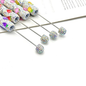 2025 bricolage personnalisé étudiant cadeau fruits Orange fraise arc-en-ciel strass incrustation perle stylo bijoux résultats composants - Product Image 3
