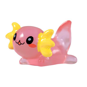 8 <span class=keywords><strong>couleurs</strong></span> brillent dans le noir Mini figurines d'animaux en résine Lumineux Miniature résine artisanat <span class=keywords><strong>Axolotl</strong></span> pour bricolage Micro paysage Aquarium - Product Image 5