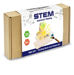 Stem Speelgoed Maken Uw Eigen Diy Houten 3D Bubble Maker Kits Te Bouwen