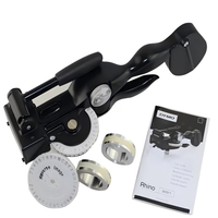Mesin Emboss Label Logam Manual SS Tag Punching Embossing M1011 Genggam untuk Penandaan Plat Nama Kabel Industri